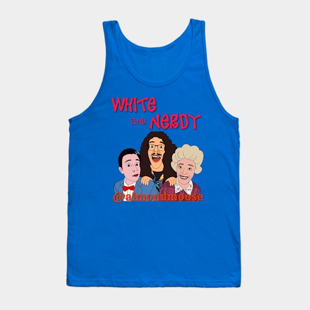 "White and nerdy" red Tank Top by FrogJam on toast